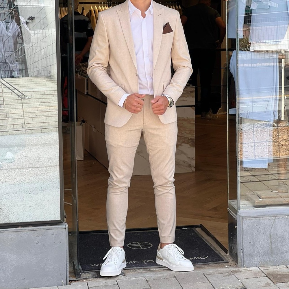 Beige Suit